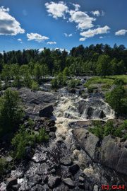 Wasserfall Dalälven Schweden